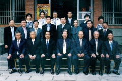 第十五屆理監事聯席會議暨新任理事長、常務監事及陳獻民總幹事連任留念合照